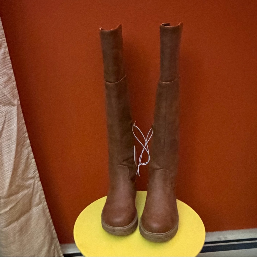 🌸 Little Girls Brown OTK Boots